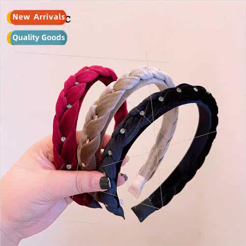 Autumn winter retro full diamond temperament handmade twist
