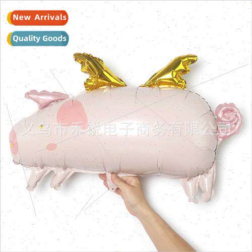 New ins Korea modeling piglet aluminum film balloon cartoon
