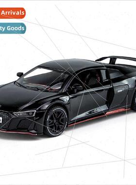 1/24 Ao R8V10 simulation alloy Di car sound light back model