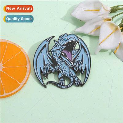 Anime dragon modeling brooch cute cartoon green-eyed whe dra
