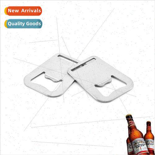 Stainless Steel Flat Bottle Opener Drink Soda Driver Metal B
