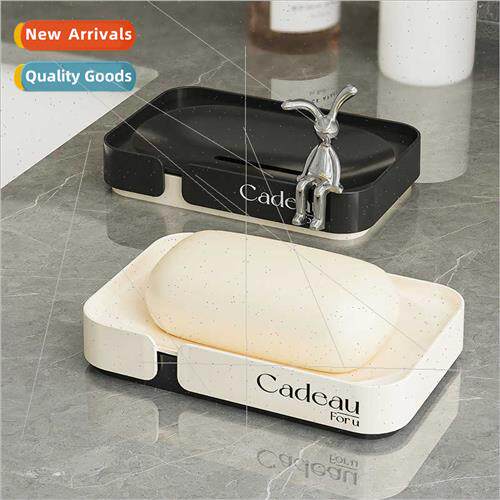 Household draining soap box bathroom creative double drainin