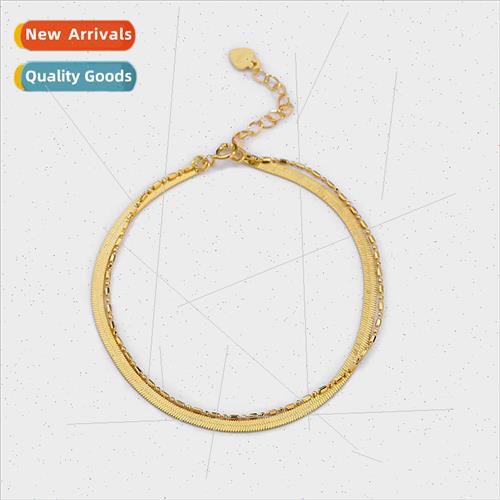 925 silver HJewelry Women Europe Chill Blade Snake Bone Doub