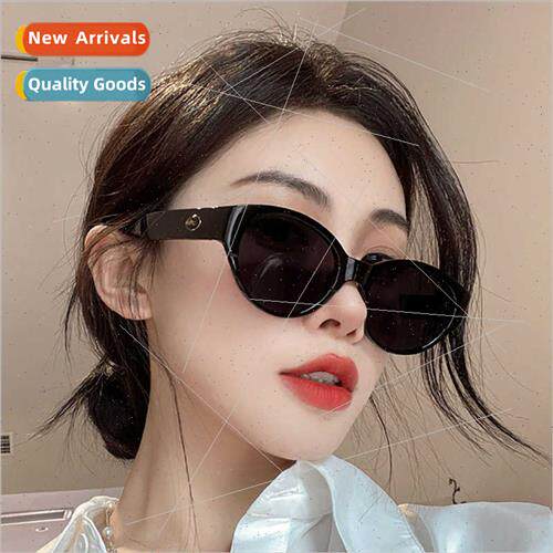 New premium sense oval cat eye nd fashion sunglasses vegan s