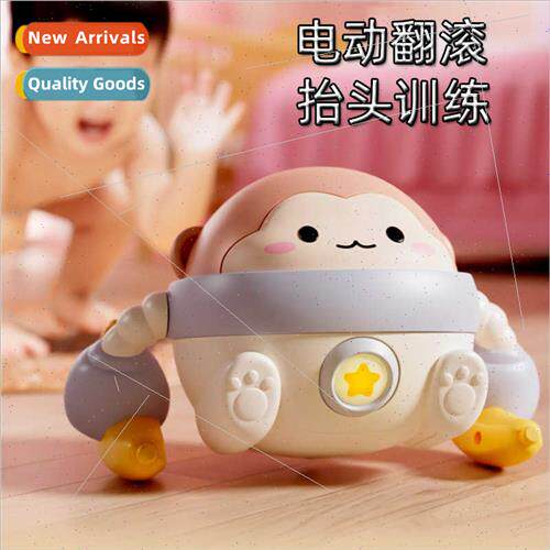 New cute fun electric banana tumbling monkey infant guide he