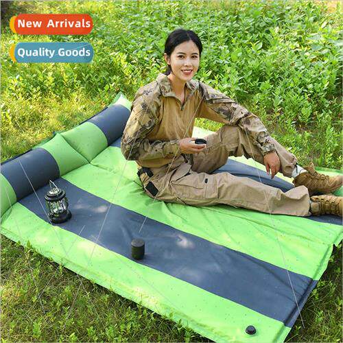 Outdoor double moisture pad automatic inflatable mat portabl