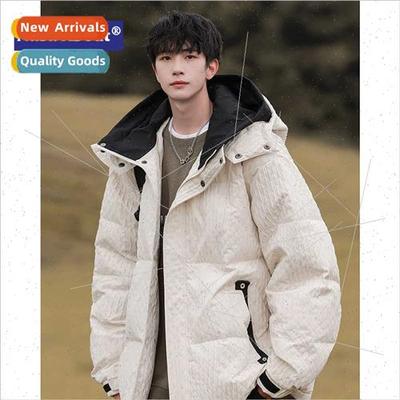 false twopcs down jacket men fall winter 2023 new thickened