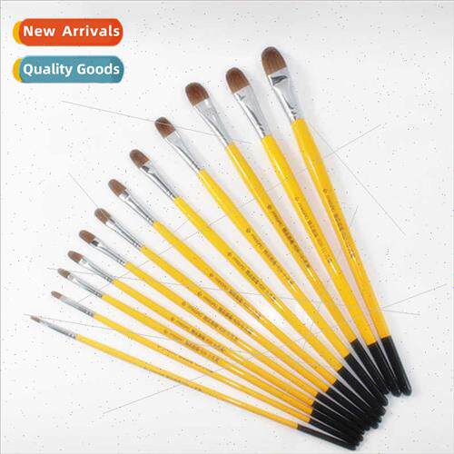 826 Wolf Hair Oil Brush Set Beginner Art Teaching Van Gogh G