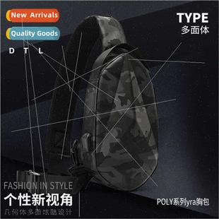 Crossbody Bag Men Chest Bag Cool Sports Car Large Capacy Sa