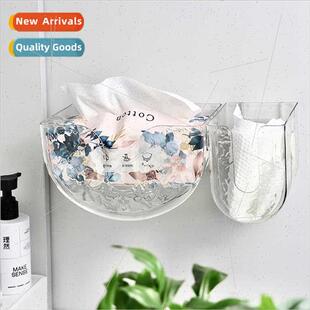 Ins simple tissue box transparent dust cover drawer box hous
