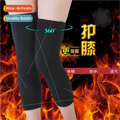 Warm knee pads fall winter padded leg warmer old cold leg pr