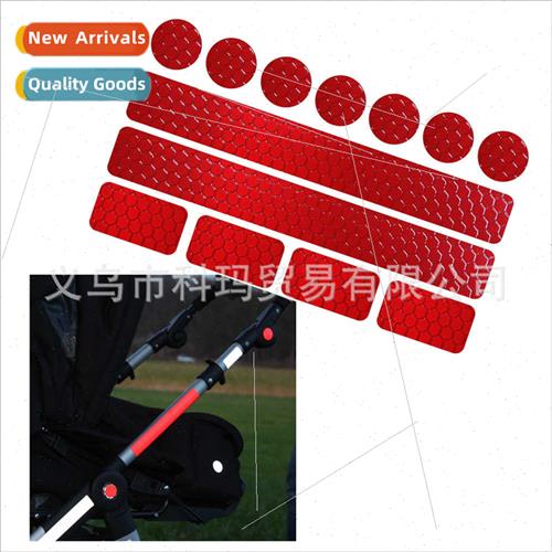 New diamond warning stickers bicycle schoolbag reflective st