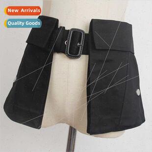 Walking Set Black Apron Cover Skirt Waistcoat Skirt Pocket D