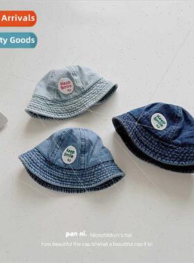 Spring Autumn Children cowboy fisherman hat sub Korean  lett