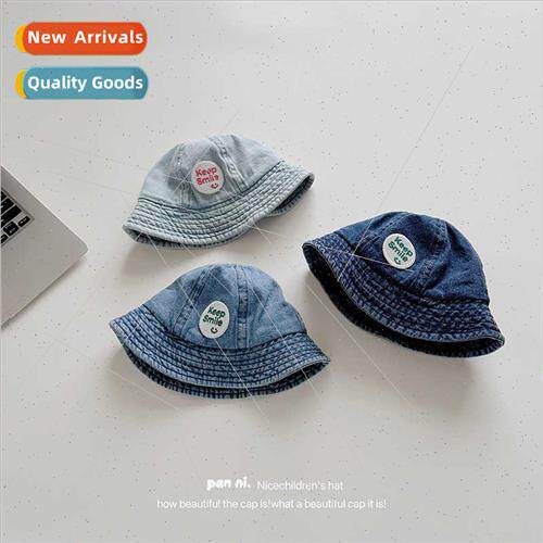 Spring Autumn Children cowboy fisherman hat sub Korean  lett