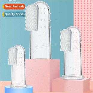 Pet Finger licone Dog Sleeve Teeth Cat Cleaning Tool Oral