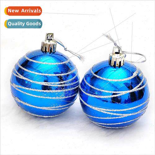 Christmas decorations Christmas ball hot gold silver stripes