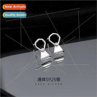 female earr can wind cold ins earrings ring pull silver S925