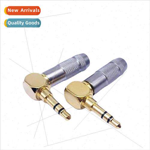 Headphone 3.5 Stereo Plug 90 Degree Elbow Right Angle L-Shap