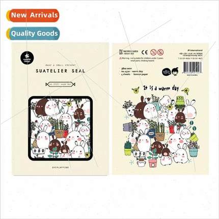 Korea statelier cute 1520 rabb doughnut potted plants paper