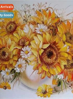 Cross Stch New DIY Sunflower Full Stch mple Handmade Thread