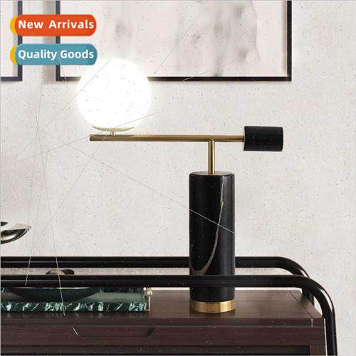 ght luxury post-modern metal marble creative personaly glass