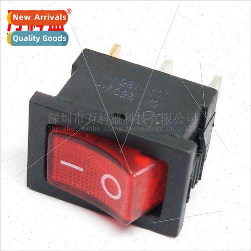 Rocker Swch Rocker Power Swch KCD1-102 Red 3-pin 2-speed wh