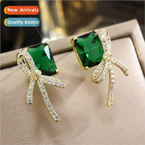 Earrings female 2023 new tide Yangqi silver needle earrings