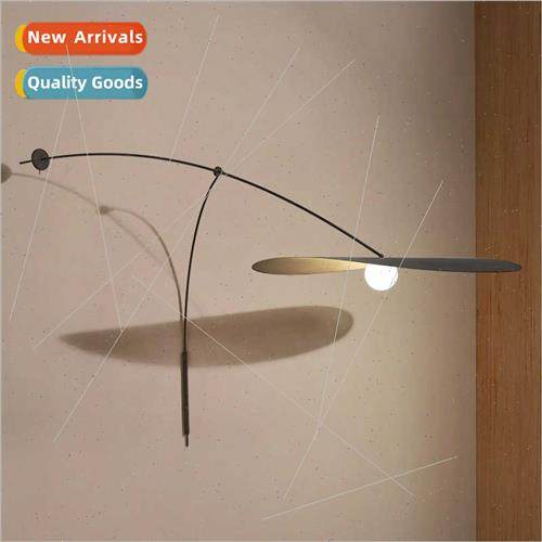 Scandinavian long arm wall lamp creative retro living room l