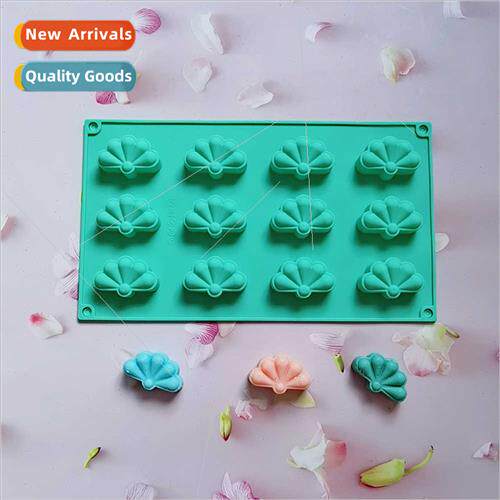 12 connected clover 128 cake chocolate silicone mold dessert