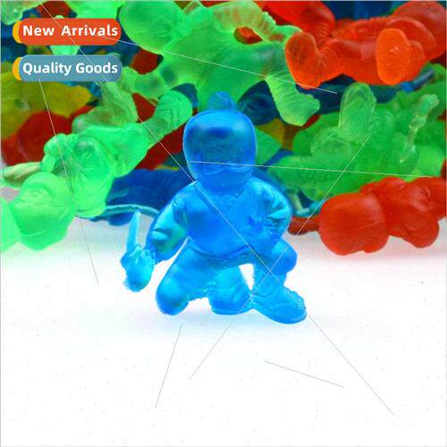 Multi-color plastic mini cute ltle ninja model doll toy su t