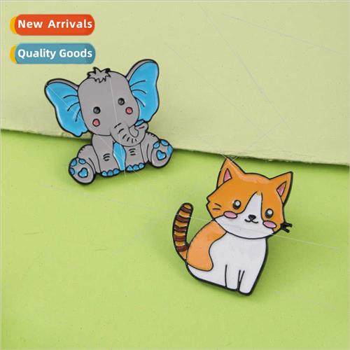 Cartoon cute student brooch backpack collar sloth bread hedg