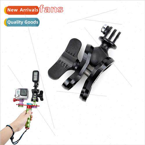 适用gopro11 butterfly clip dive fill light ball head clip ca