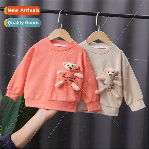Spring Autumn Toddler Baby Girl's T-shirts Sweater Boy&a