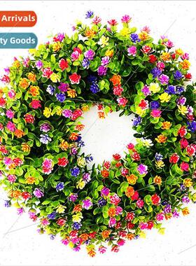 New spring wreath 30-46cm spring simulation full stars color