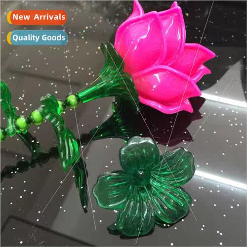 diy handmade beaded accessories rose petals large flower hol