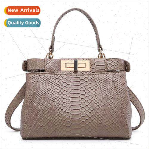 Huadu Shiling leather factory new kten bag crocodile snake p