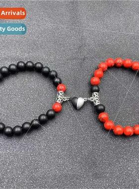 2021 Accessories 8mm Stone Beads Bracelet Attractive Magneti