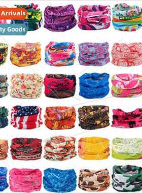 Outdoor seamless hundred magic bandana men women cycling rid