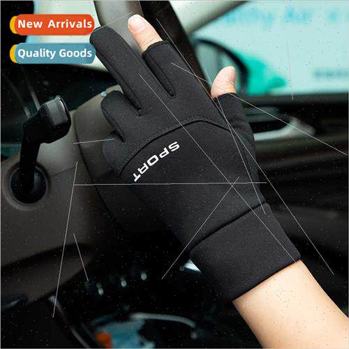 Gloves men winter cycling padded windprowaterpropadded warm