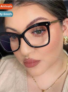 68087 personalized cat eye rice nail PC large frame flat gla