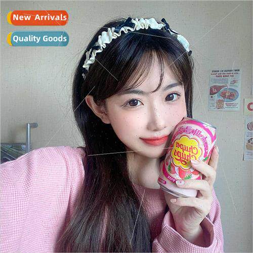 Japan girl heart lola sweet cute bow ruffled hair bands out