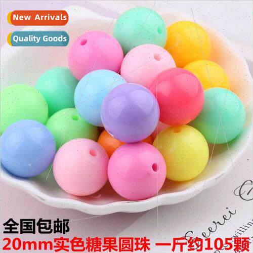 DIY handmade beading accessories materials hair 20mm acrylic