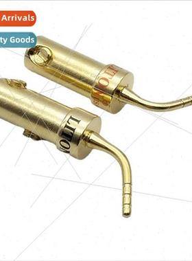 pton new 2MM curved pin banana plug gold-plated audio amplif