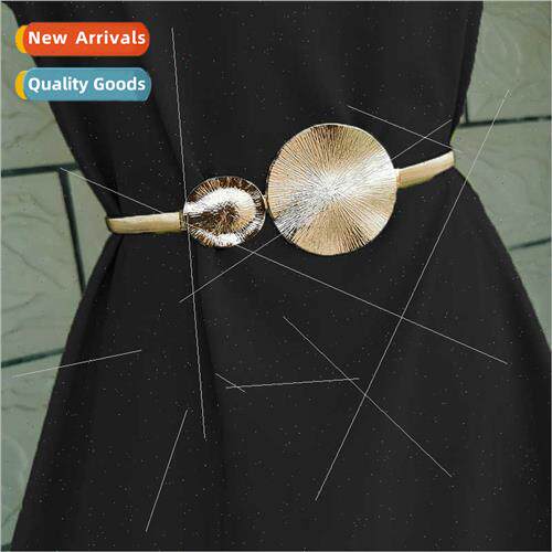 Body Chain mple Metal Belt Skirt Women Gold Circle Decoratio