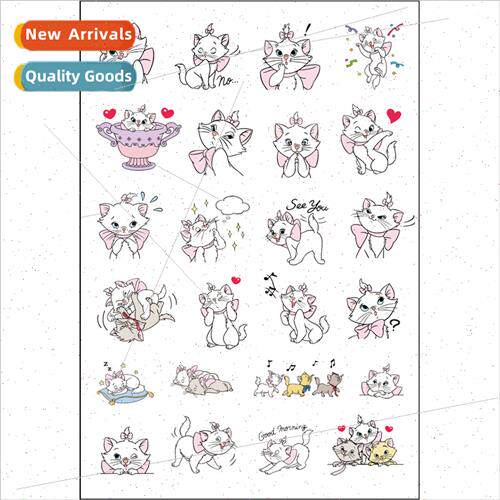 Mary cat stickers cartoon expression handbook stickers cell