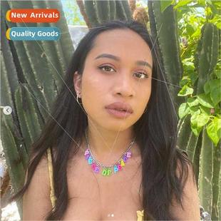 random color candy letter Europe combination ins2020