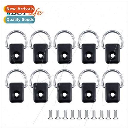 Kayak Square D-ring Buckle Fishing Boat Elastic Rope Pull Bu