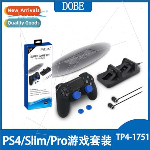 PS4/Slim/Pro Gaming Set Dual Charger + Headset + licone Case