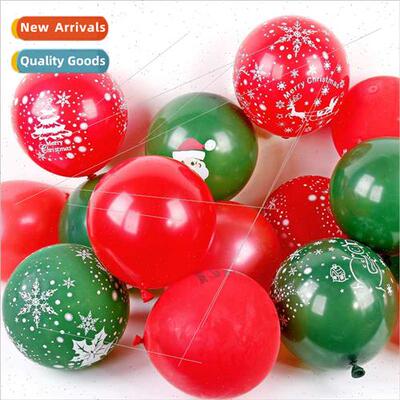 Christmas decoration supplies 12 inch latex balloons festive